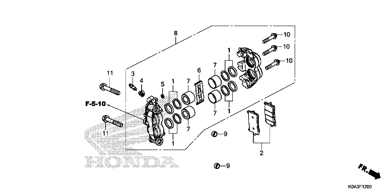 FRONT BRAKE CALIPER