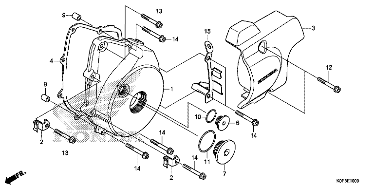 LEFT CRANKCASE COVER