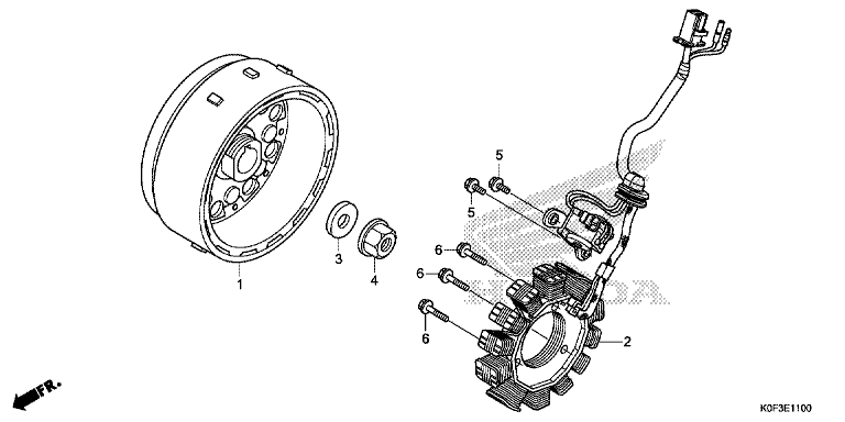 GENERATOR/FLYWHEEL
