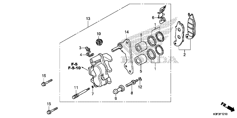 FRONT BRAKE CALIPER