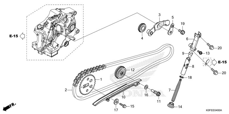 CAM CHAIN/TENSIONER