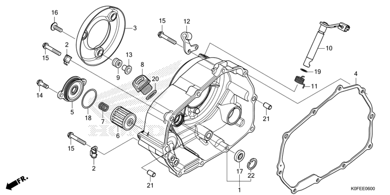 RIGHT CRANKCASE COVER
