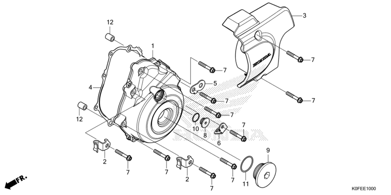 LEFT CRANKCASE COVER