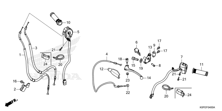 HANDLE LEVER/SWITCH/CABLE