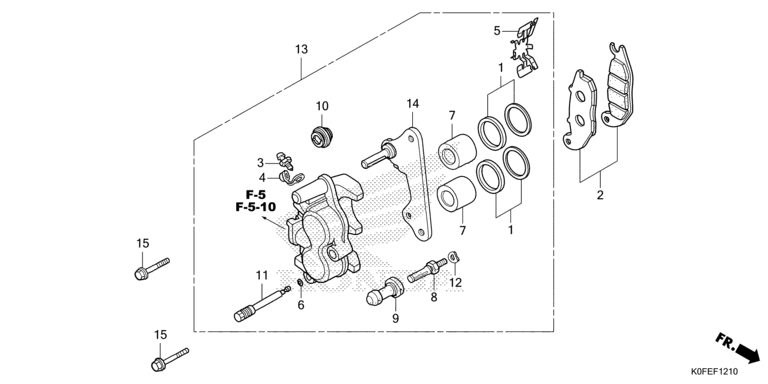 FRONT BRAKE CALIPER