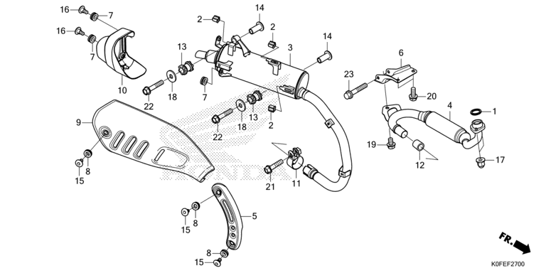 EXHAUST MUFFLER