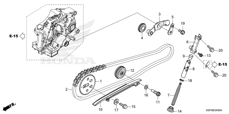 CAM CHAIN/TENSIONER
