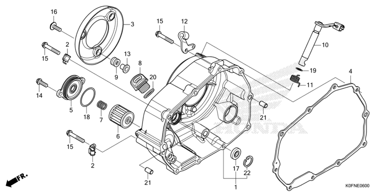 RIGHT CRANKCASE COVER