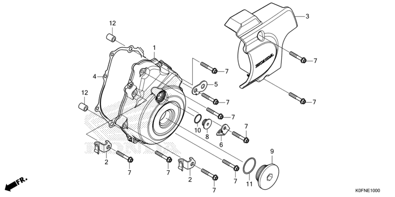 LEFT CRANKCASE COVER