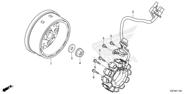 GENERATOR/FLYWHEEL