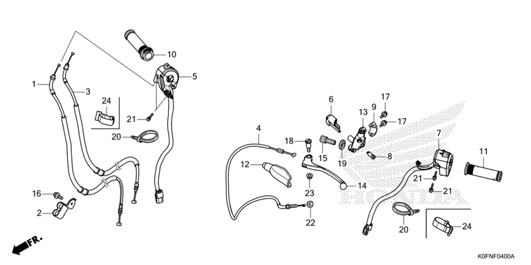 HANDLE LEVER/SWITCH/CABLE