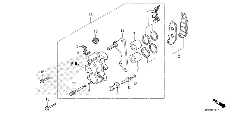 FRONT BRAKE CALIPER
