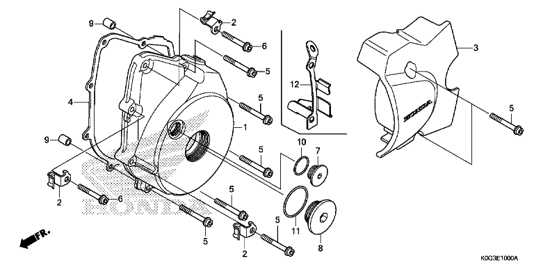 LEFT CRANKCASE COVER