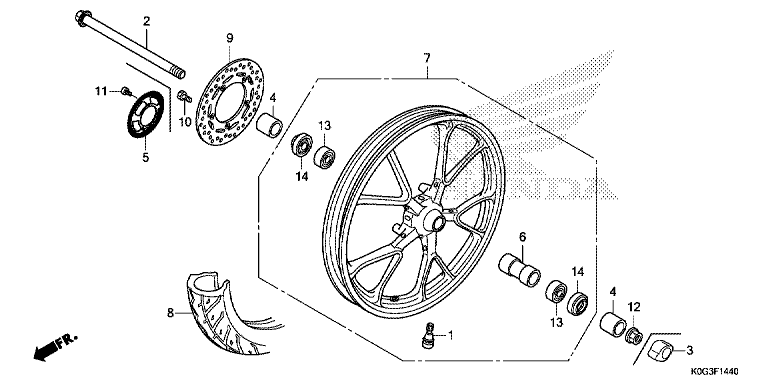 FRONT WHEEL