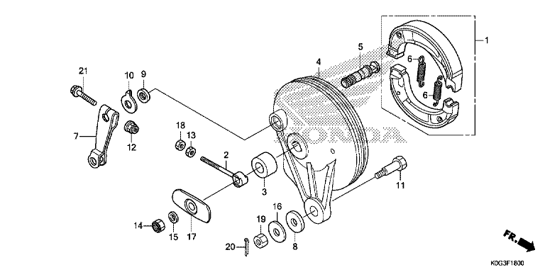 REAR BRAKE PANEL