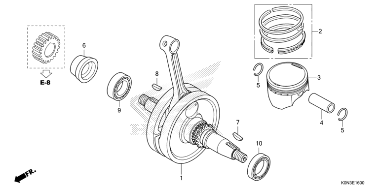 CRANKSHAFT/PISTON