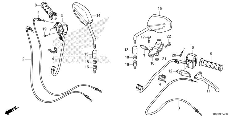 HANDLE LEVER/SWITCH/CABLE