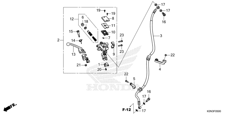 FRONT BRAKE MASTER CYLINDER