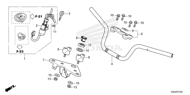 HANDLE BAR/TOP BRIDGE