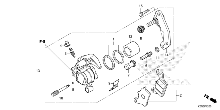 FRONT BRAKE CALIPER