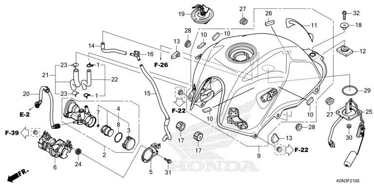 FUEL TANK/FUEL PUMP