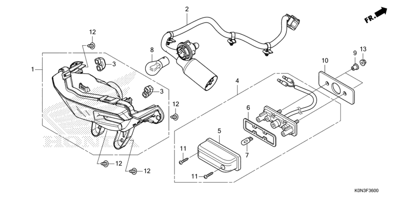 TAILLIGHT/LICENSE LIGHT