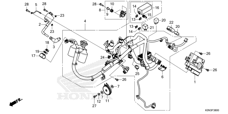WIRE HARNESS (CBF125M)