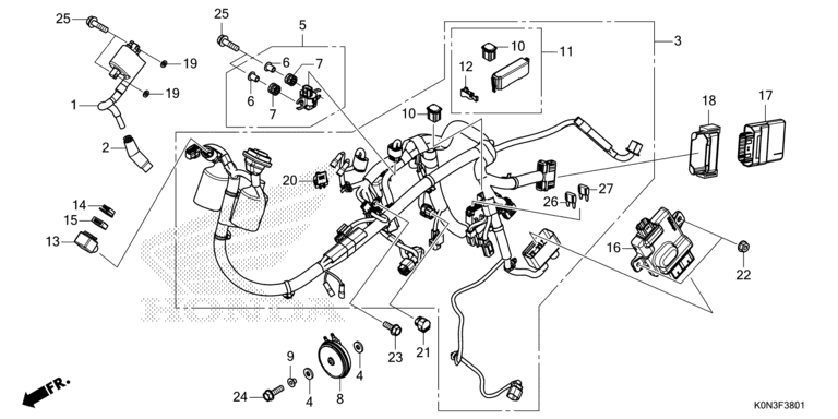 WIRE HARNESS (CBF125ME)