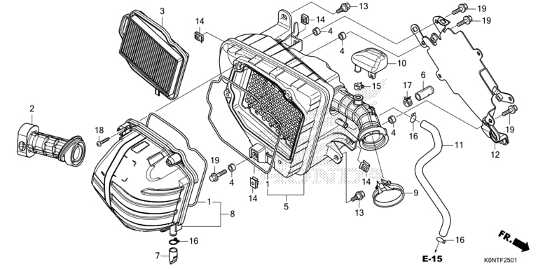 AIR CLEANER (CBF125MEF)