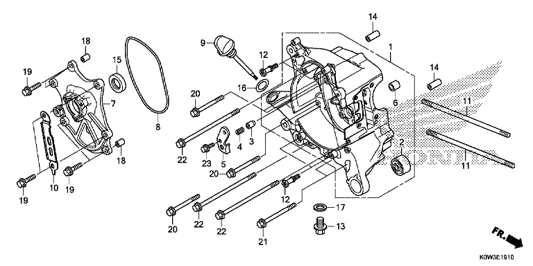 RIGHT CRANKCASE