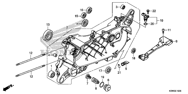 LEFT CRANKCASE