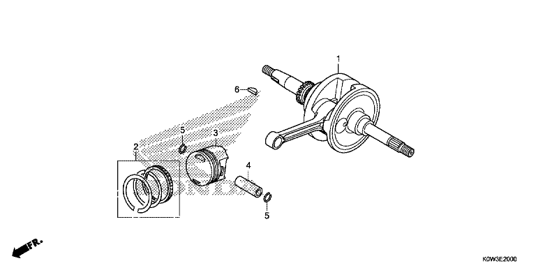 CRANKSHAFT/PISTON