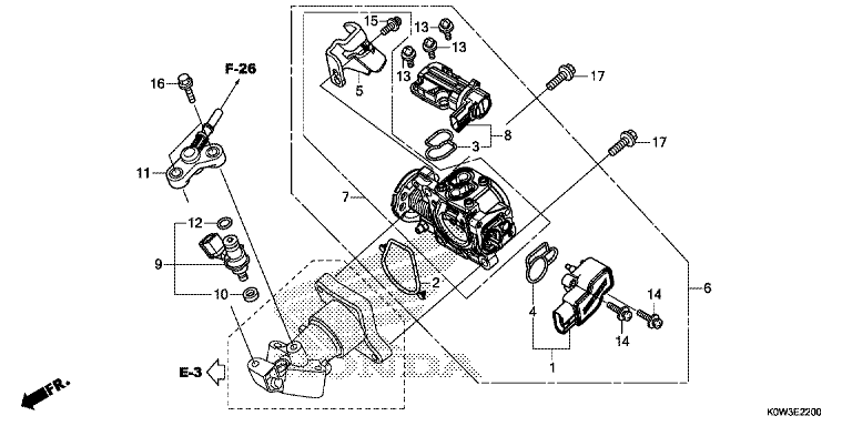 THROTTLE BODY/FUEL INJECTOR