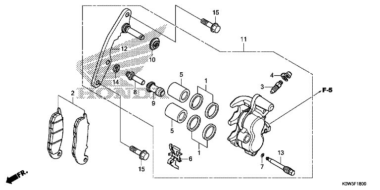 FRONT BRAKE CALIPER