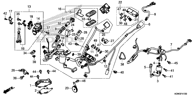 WIRE HARNESS/FOB KEY