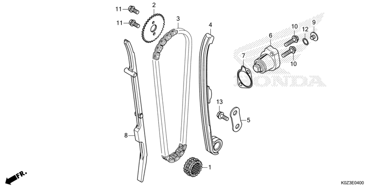 CAM CHAIN/TENSIONER