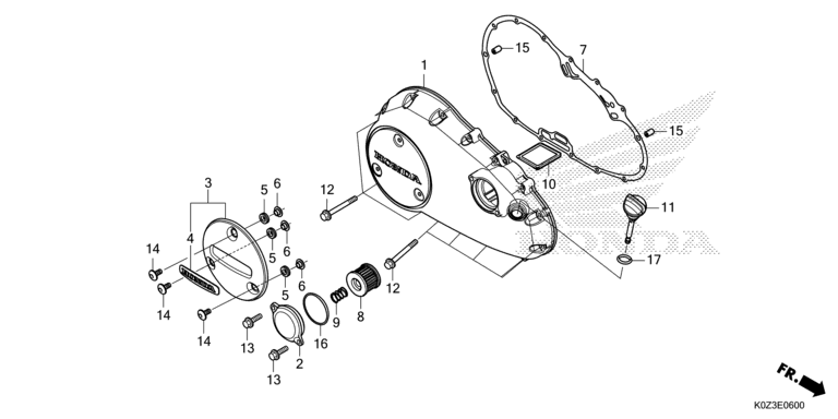 RIGHT CRANKCASE COVER