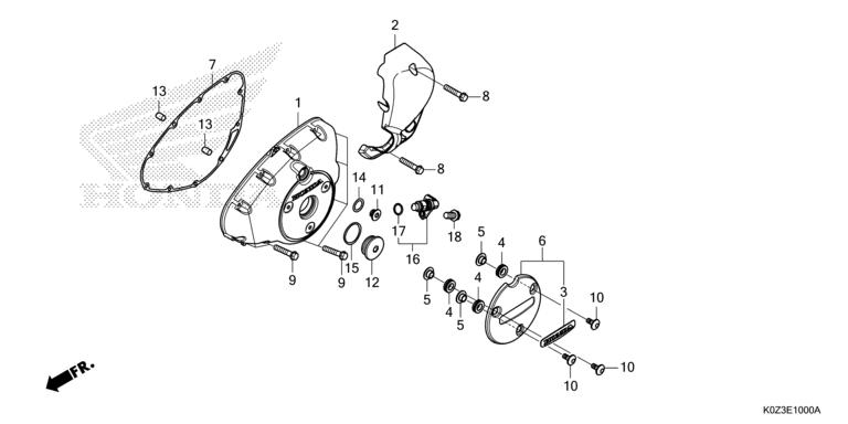 LEFT CRANKCASE COVER