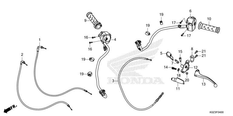 HANDLE LEVER/SWITCH/CABLE