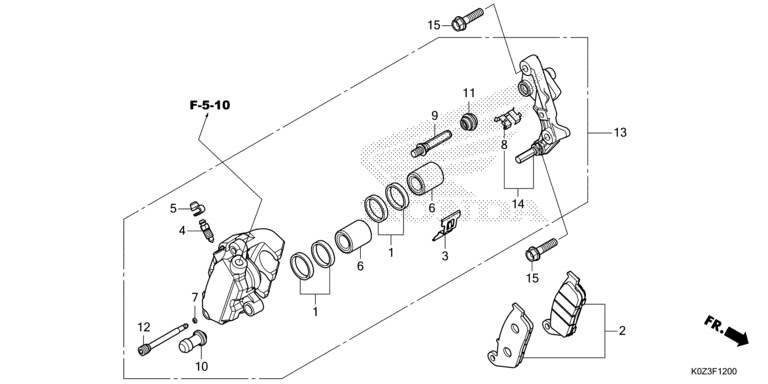 FRONT BRAKE CALIPER