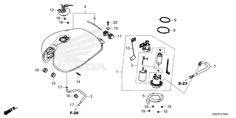 FUEL TANK/FUEL PUMP