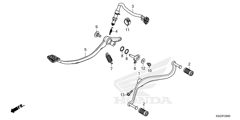 PEDAL (CB350/D/GB350)