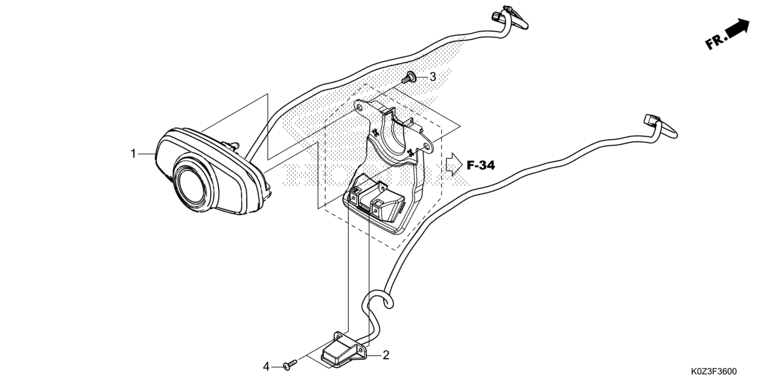 TAILLIGHT (CB350/D/GB350)