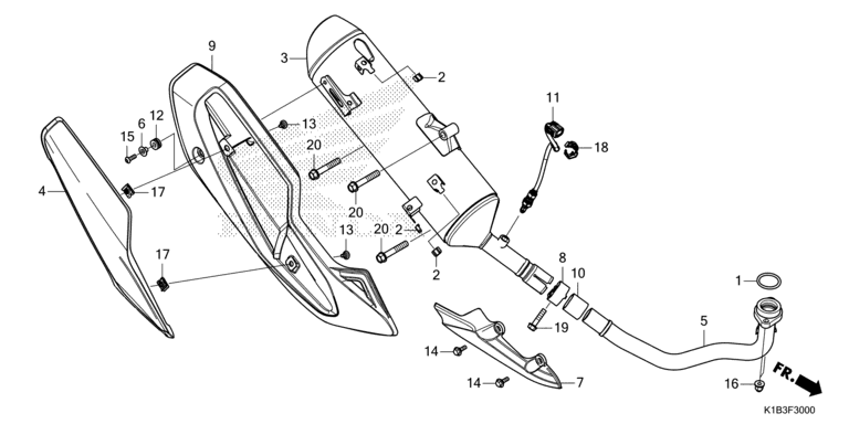 EXHAUST MUFFLER