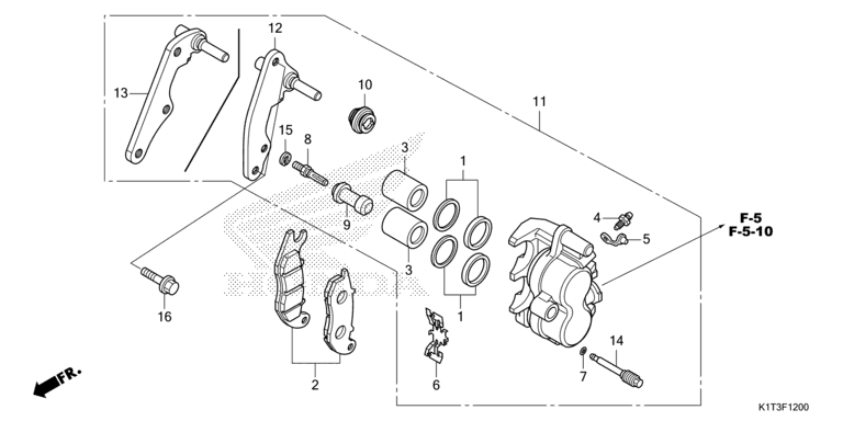 FRONT BRAKE CALIPER