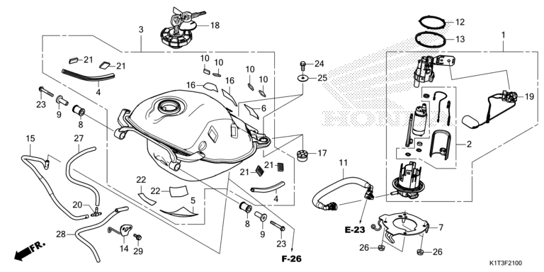 FUEL TANK (CRF300L/LA)