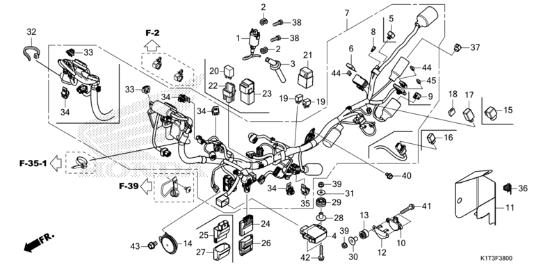 WIRE HARNESS (CRF300L/LA)