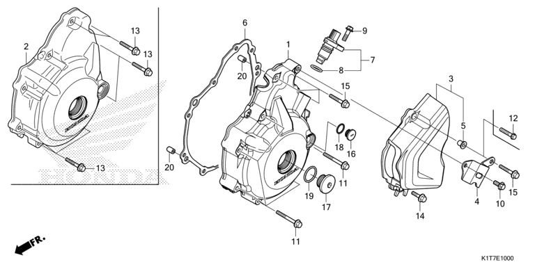 LEFT CRANKCASE COVER