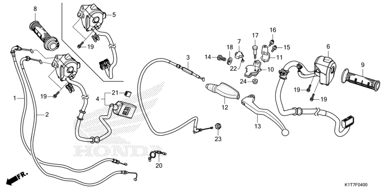 HANDLE LEVER/SWITCH/CABLE