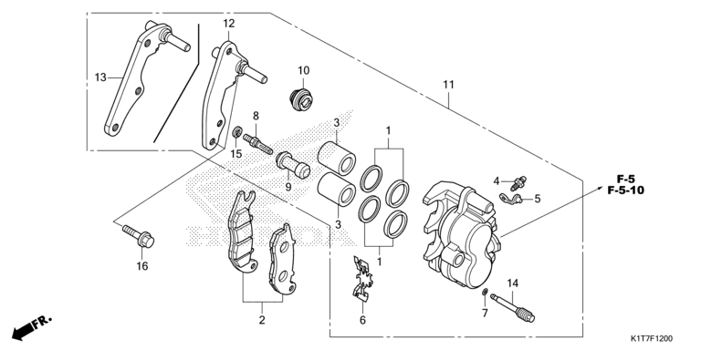 FRONT BRAKE CALIPER